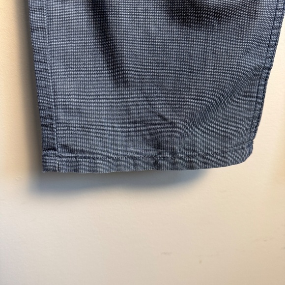 Perry Ellis Men's Flat Front Chino Casual Dress Pant Blue-Gray Trouser 34x32 - Picture 2 of 14